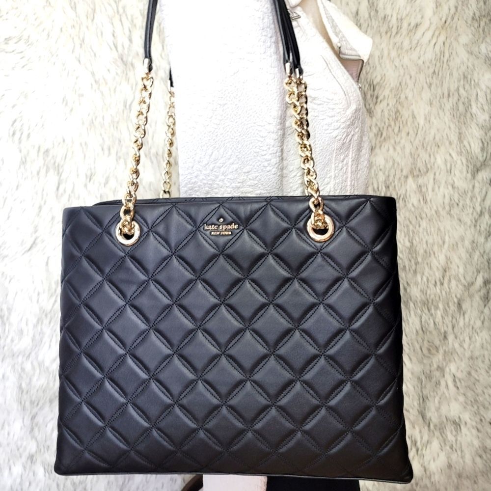💋 NW kate spade New York 3 Set Leather Designer Purse Bag 3 in 1 Wallet + Pouch - Picture 9 of 15